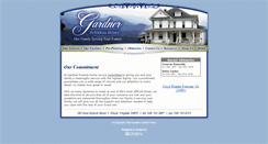 Desktop Screenshot of gardnerfuneralhomefloyd.com